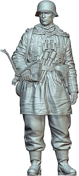 Life Miniature 1/35 World War II German Armed SS MG42 Shooter Eastern Front 1943 Resin Kit LM-35003 Molded Color