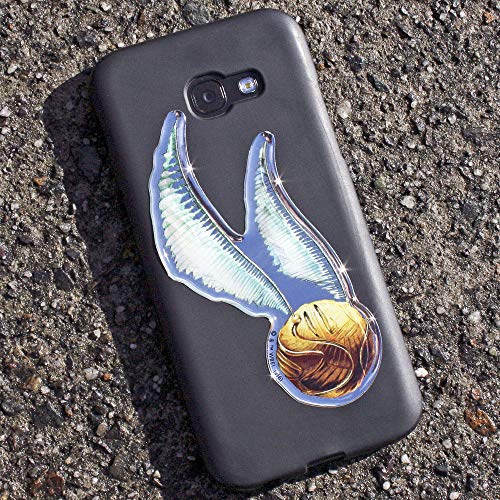 Image of Fan Emblems Harry Potter Domed Chrome Car Decal - Quidditch Golden Snitch Symbol