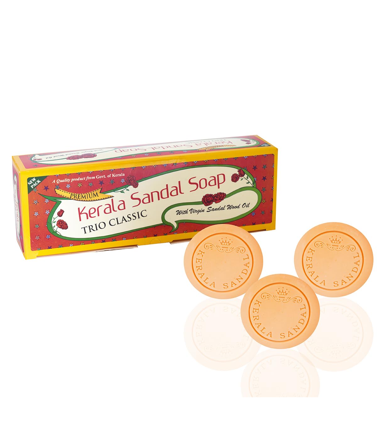 Kerala Soaps Trio Classic, 150 g - Pack of 3-image-46