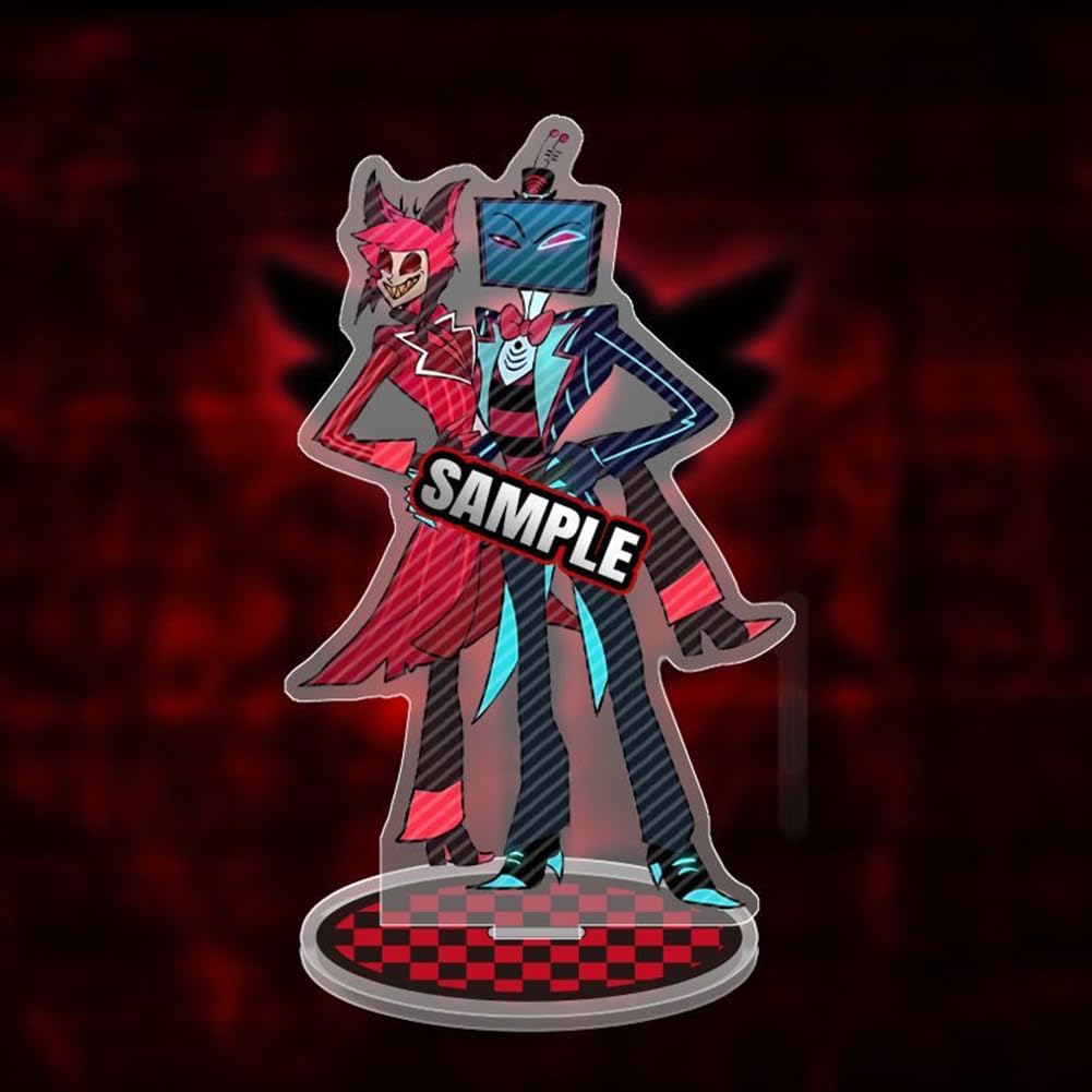 Zhongkaihua Hazbin Hotel Charlie Morningstar Lucifer Morningstar Acrylic Stand Figure 15CM Home Display Desktop Standing Plaque Ornament