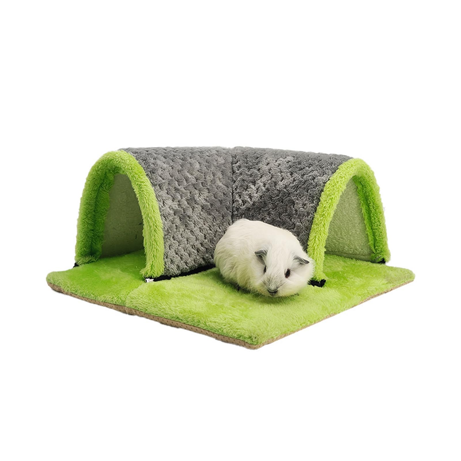 NagetierZusammenklappbar Meerschweinchen (Cavia Porcellus) Kuscheltunnel Für Kleintiere,34×34cm