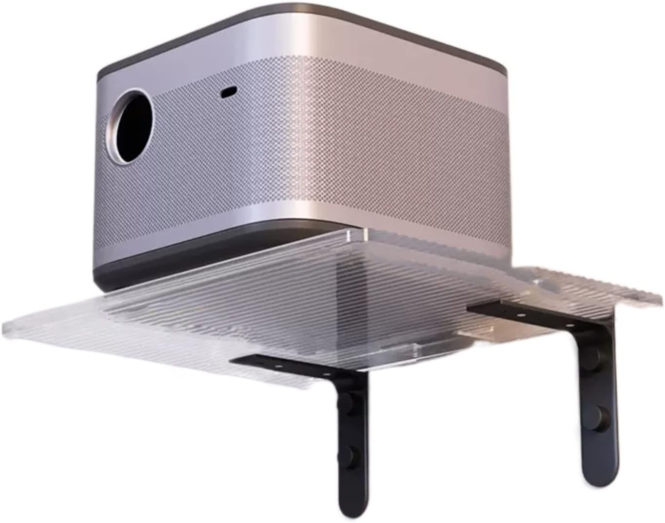 Projector Mount Universal Projector Stand Wall Hanging Household Bedside Shelf Projector Shelf Tray Placing Table Wall Bracket Fixing Bracket Wall Hanger Stand Adjustable Projector Stand (Color : B)