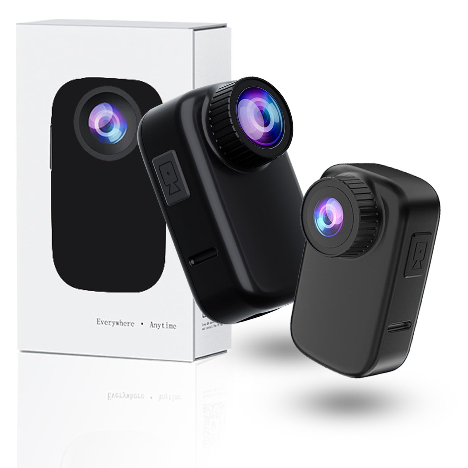 AOTULIGHT 4K 30FPS 24MP Action Camera – 16FT Underwater with Floating Strap & 64 GB Card, 30MP, 18X Zoom, Rechargeable Waterproof Cam (Black)