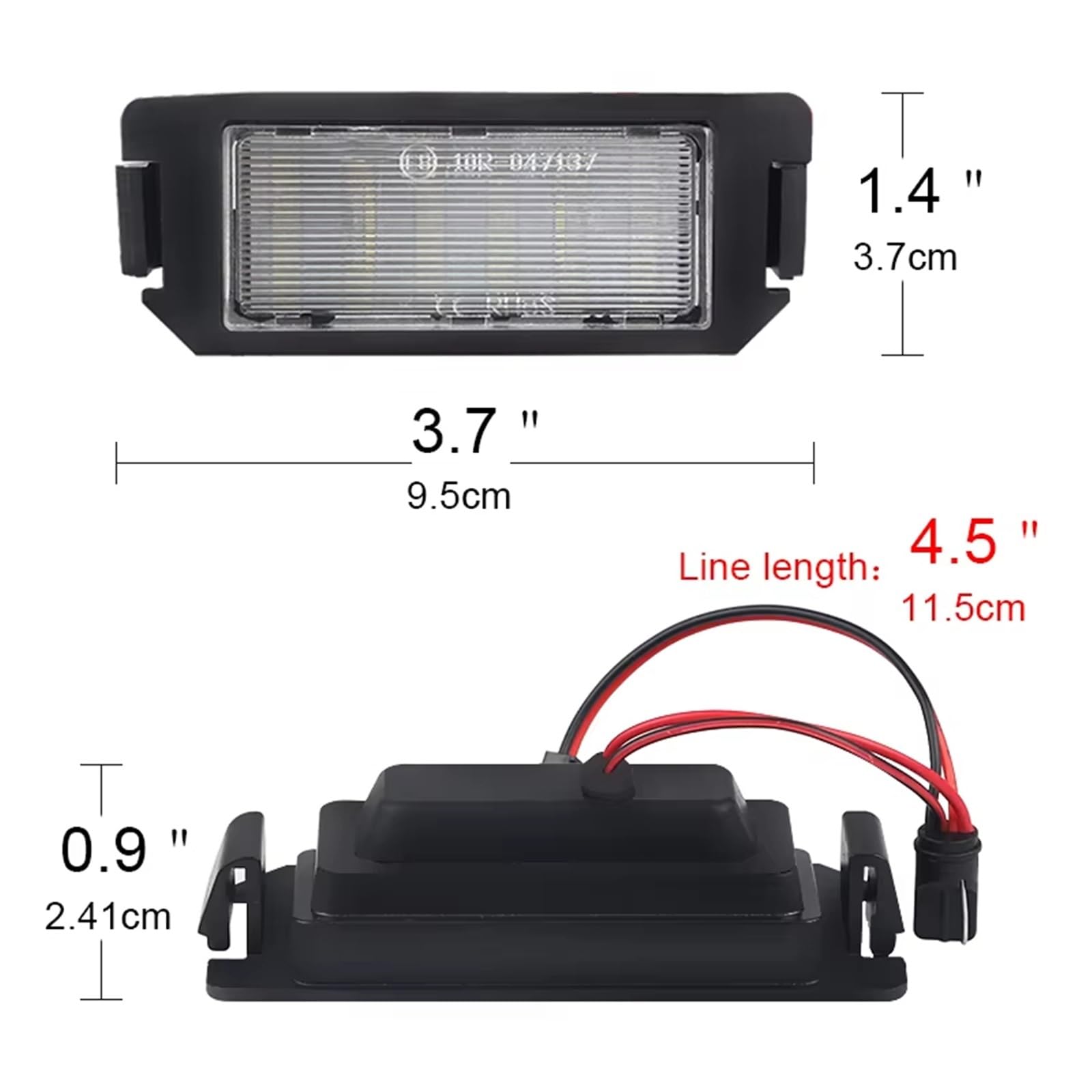 Luces Traseras Matrícula Para Hyundai Para I20 2008 2009 2010 2011 2012 2013 2014 Luces Matrícula Lámpara LED Impermeable Eficiente Para Automóvil