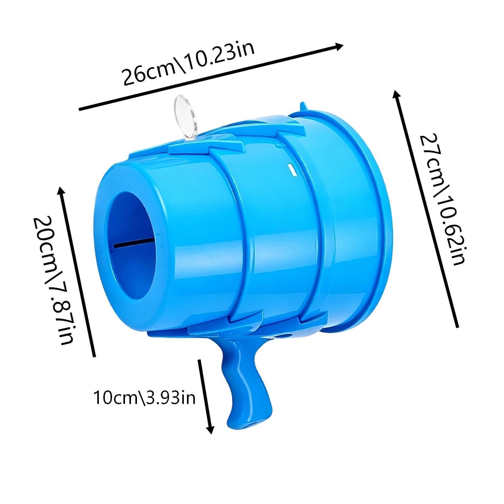Air Cannon Toy Handheld Air Blastere Safe Party Prank Game, Blue, Refer to description - Image 7