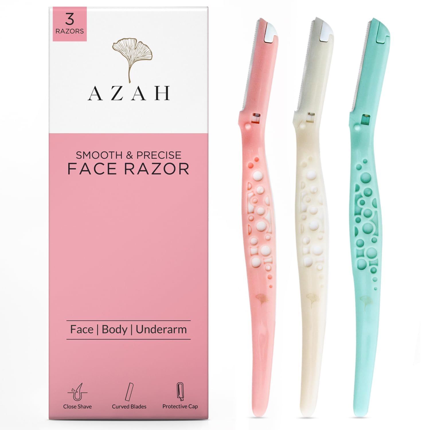 AZAH Face & Eyebrow Razor for Women | Face Razor Women Facial Hair | Face Razor For Soft Hair | Eyebrows, Upper Lips, Chin, Side Locks, Forehead Razor | Pack of 6 (B0CMD871NM) Amazon Price History, Amazon Price Tracker