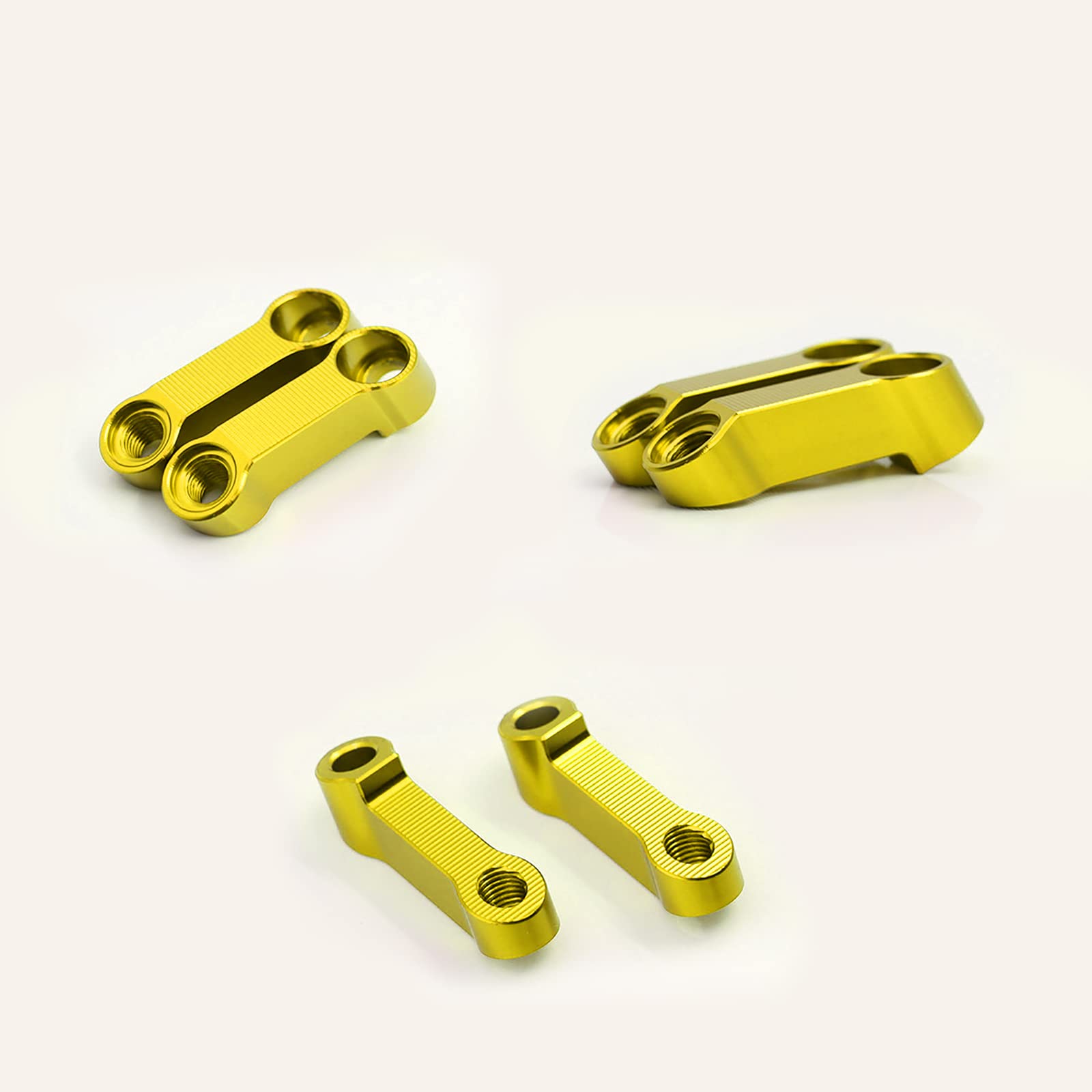 Kit Adattatore Specchietto Per Moto – Estensione Montante 10mm/8mm Per Retrovisori, Per Riser E Manubrio