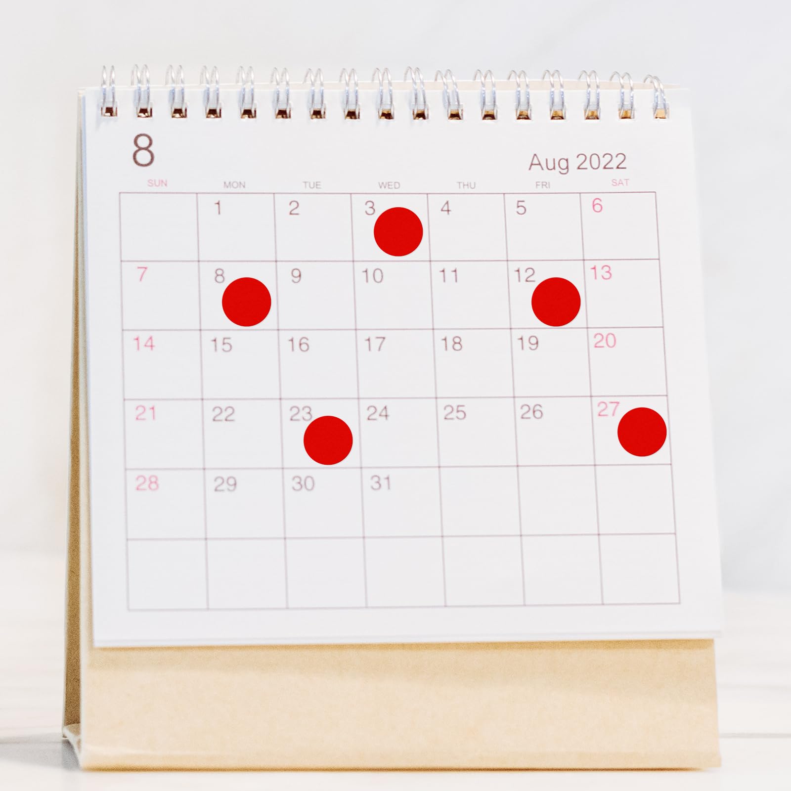 Round Stickers Red 13mm Circle Labels with Color Coding Dot Sticker Waterproof Removable Roll of 2000, Small - Image 2