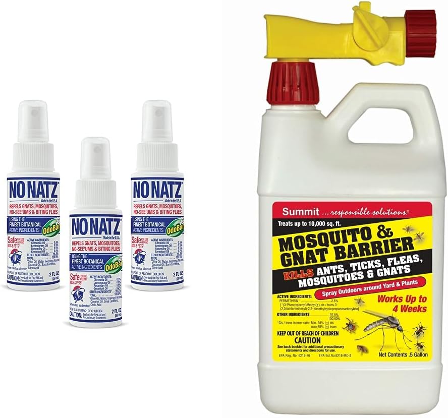 Amazon.com: No Natz Botanical Bug Repellent (3-Pack) and Summit ...