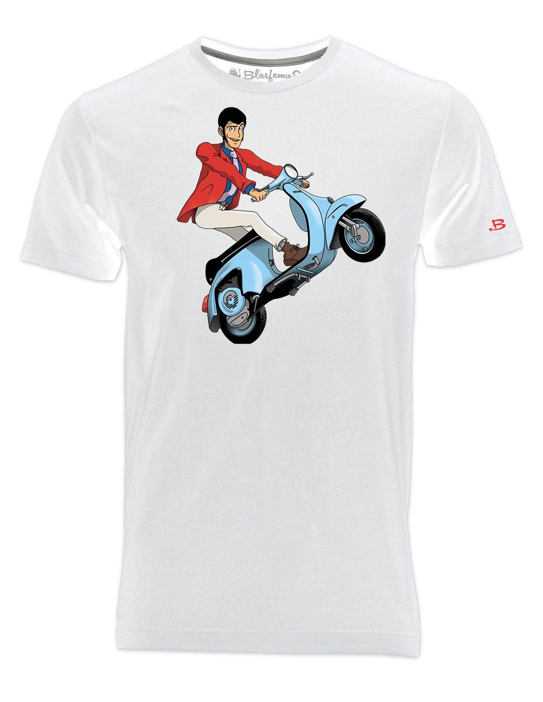 T-Shirt Uomo Cartoni Animati Anni 80 Stile Anime Manga