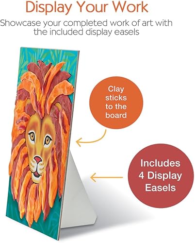 Miniatura 7 de Faber-Castell Do Art Coloring with Clay - Arte de arcilla para modelar para niños