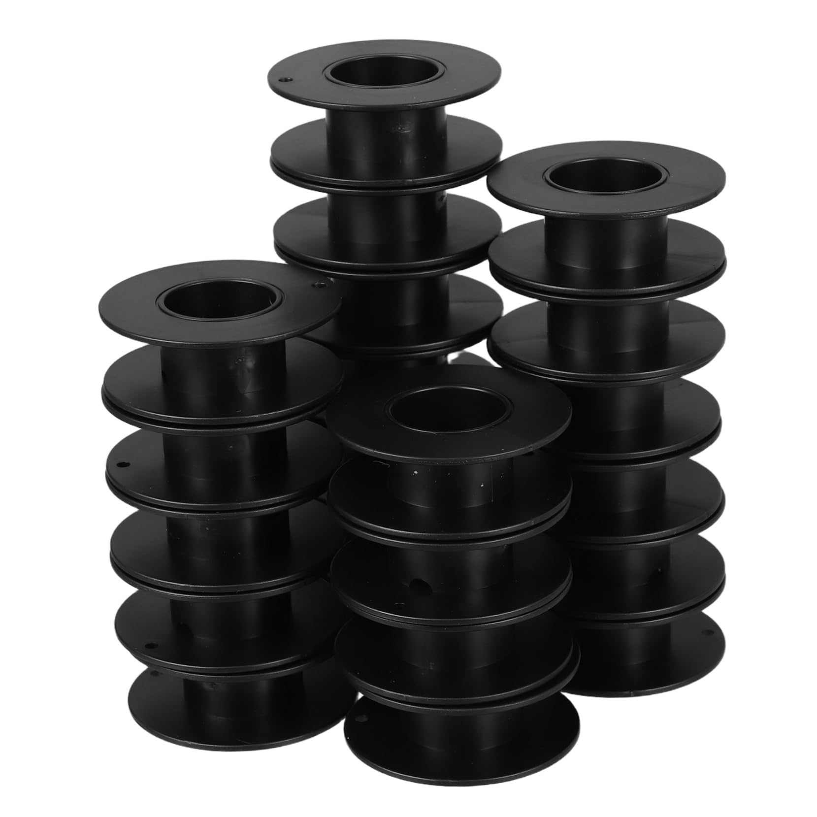 VILLCASE 20pcs Portable Plastic Spool Extension Cord Reel for Outdoor Cable Organizer Compact Wire Holder for DIY Crafts Convenient Storage for Home Projects