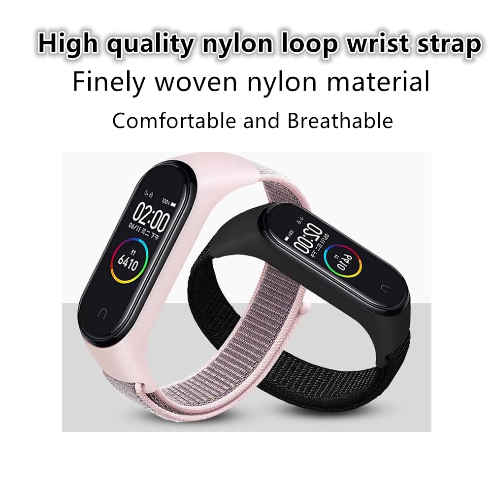 kwmobile 2x Cinturino TPU Silicone Fibbia Compatibile con Xiaomi Mi Band 6 / Mi Band 5 Cinturino - Cinturini 14-22 cm