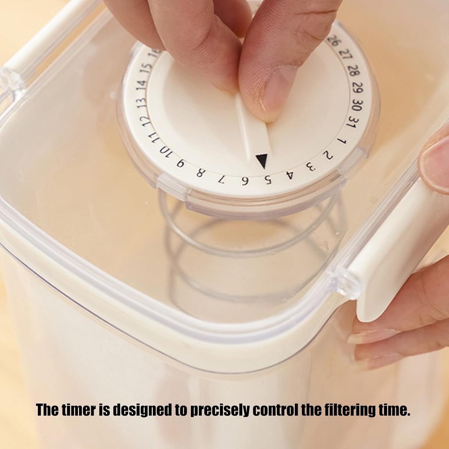 Compact Yogurt Strainer Machine for Homemade Dairy Small Size Perfect for Individuals Compact Yogurt Strainer with Date Alert Homemade