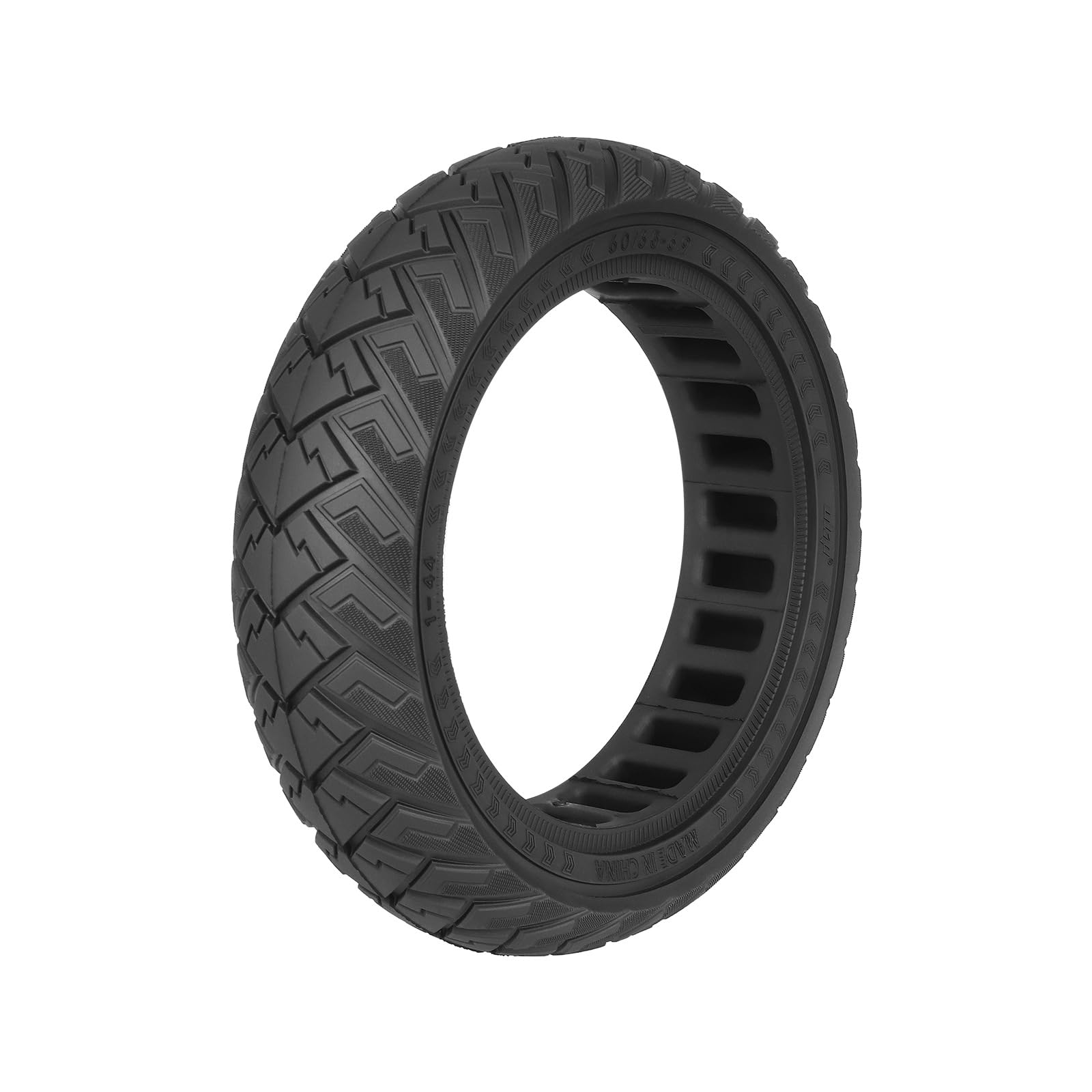 TREFAN Gomma Piena 60/65-6,9, 10 Pollici per Scooter Elettrico Ninebot Max G2/G65, Pneumatici Solidi Antiscivolo, Antiforatura, Ruote di Ricambio (Nero, 1)