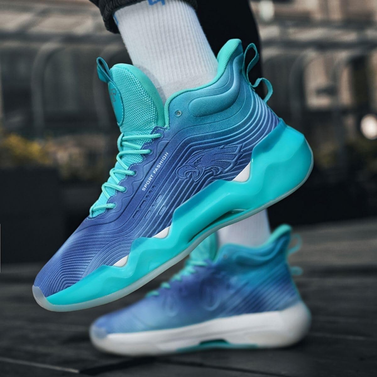 Scarpe Basket Unisex Alte, Traspiranti e Antiscivolo Outdoor