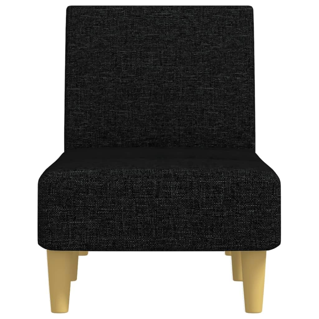 Chaise Longue in Tessuto Nero,Chaise Longue,Chaise Longue Camera da Letto,Chaise Longue Salotto(SPU:352800)