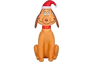 Gemmy Life-Size Grinch Santa Max Inflatable Decoration