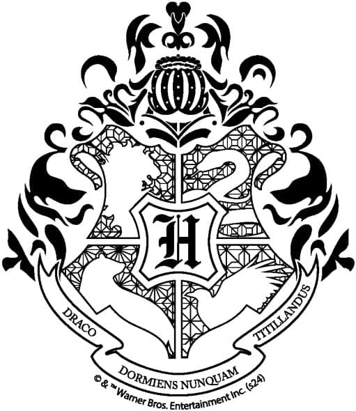 Tervis Venture Water Bottle Harry Potter - Hogwarts Crest Made in USA Double Walled Insulated Tumbler Travel Cup Keeps Drinks Cold & Hot, 36oz, Stainless Steel