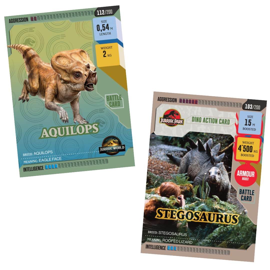Panini Jurassic World Roar! Trading Card Game (Karten-Bundle)