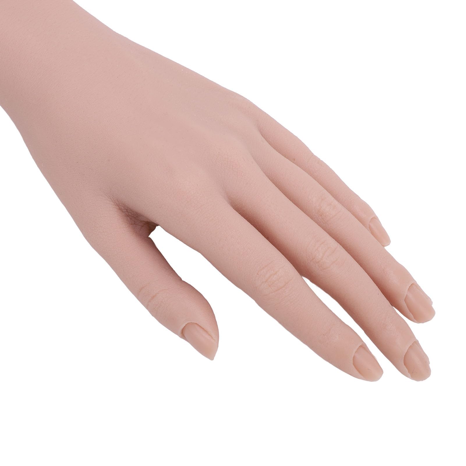 Mano Femminile Realistica in Silicone, Mano Finta per la Pratica di Addestramento del Tatuaggio sull'esposizione di Gioielli, Mano Modello Femminile a Grandezza Naturale per