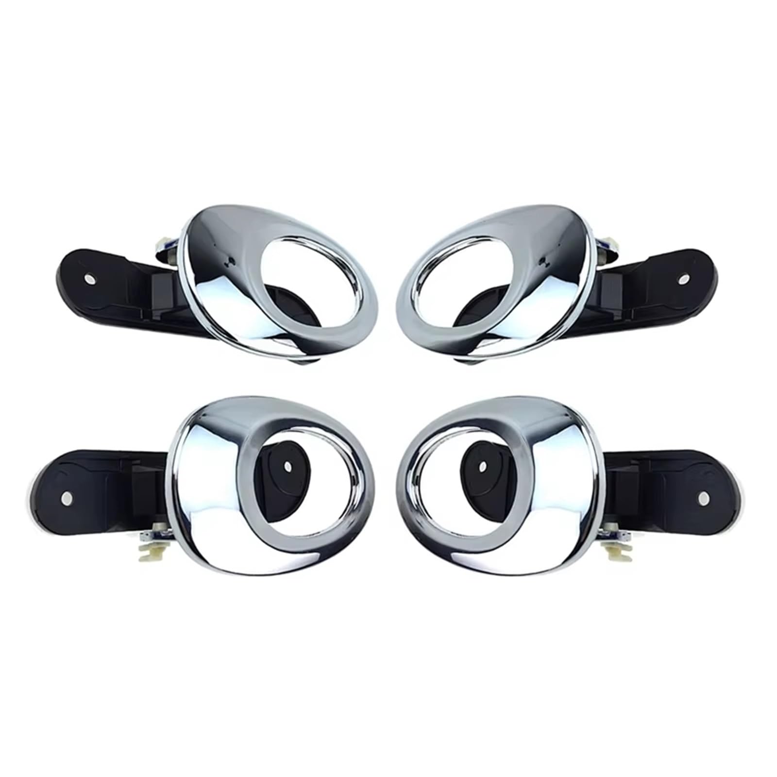 Aokvoh One Color Car Inner Handle Car Door Handle Inner Door Handle Electroplating Door Handle For Lifan 330 4Piece Interior Door Handles