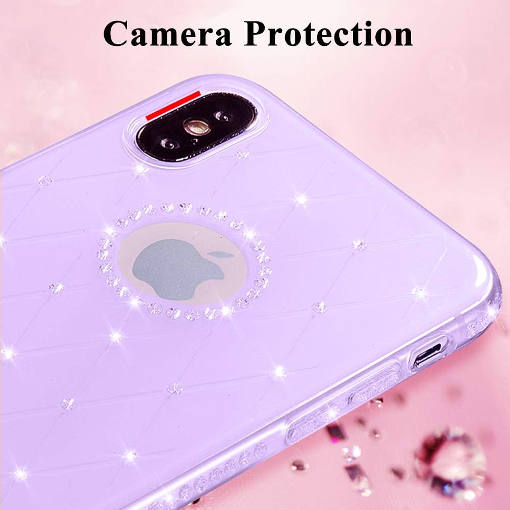 Heromiracle X Phone Bling Case Compatible with Apple iPhone