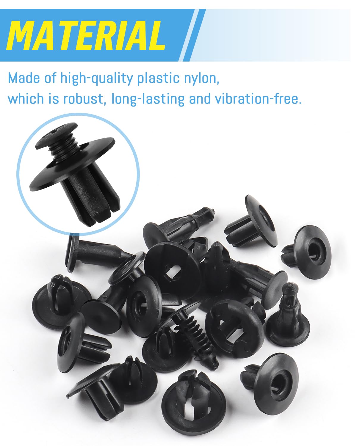18 pezzi 800-801 clip per connettore rapido, clip per linea di
