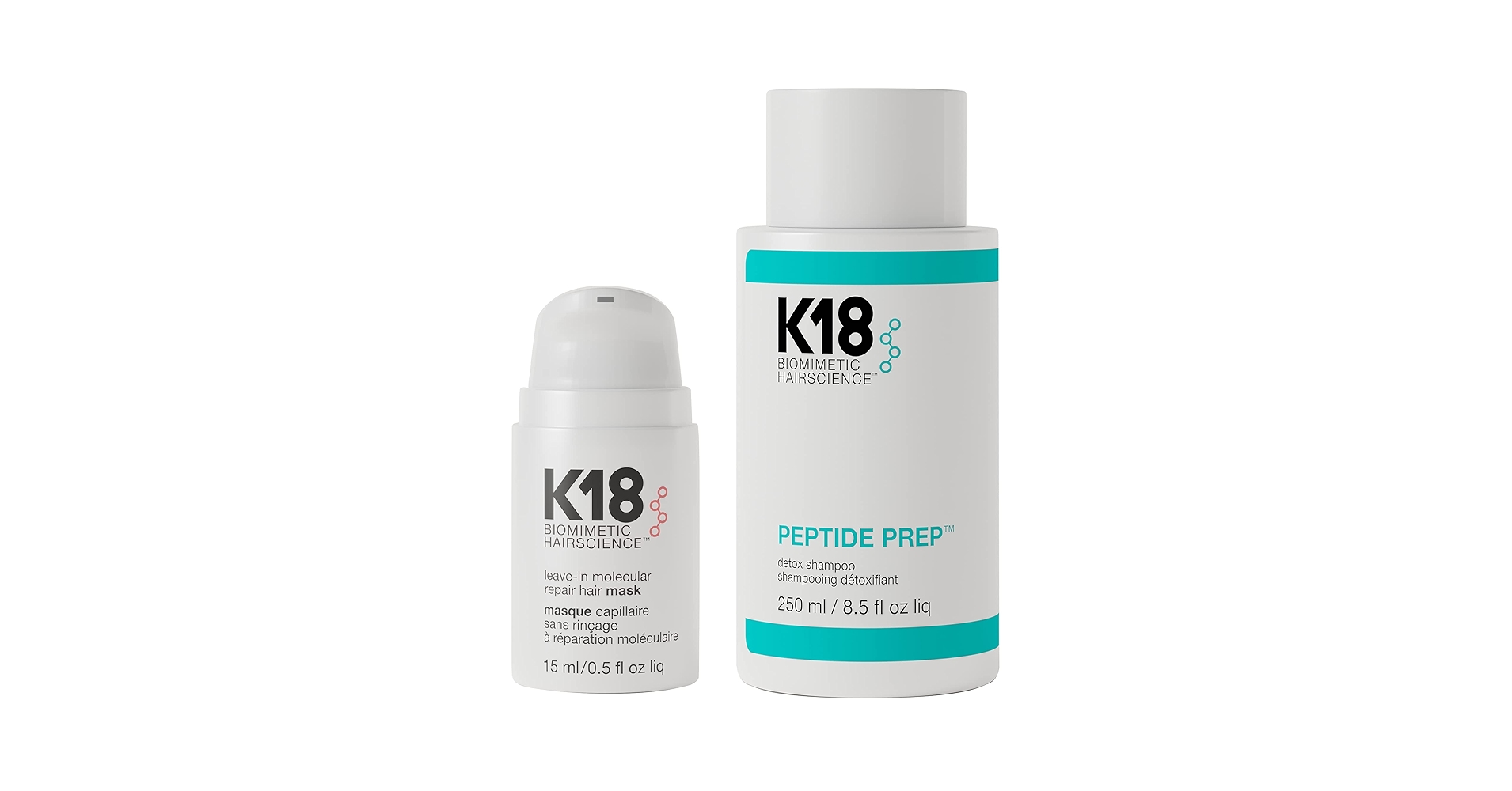 タイタック K18 （Made in U.S.A） Amazon.com: K18 Hair Repair Kit - Hair Mask (15ml) and Detox