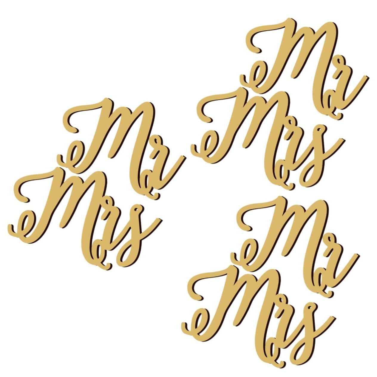 MAGICLULU 3 Set Di Eleganti Decorazioni Per Matrimoni Cartelli in Legno Ornamenti Appesi Per Decorazioni Per Matrimoni