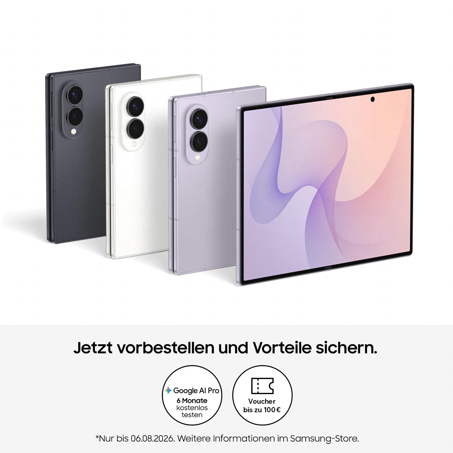 Samsung Galaxy Z Fold8 Smartphone, 512 GB Speicher, 12 GB RAM, Cream | Android AI Handy, Klapp-Smartphone, Dualkamera mit 50 MP, 4800 mAh Akku, 3 Jahre Herstellergarantie [Exklusiv auf Amazon]