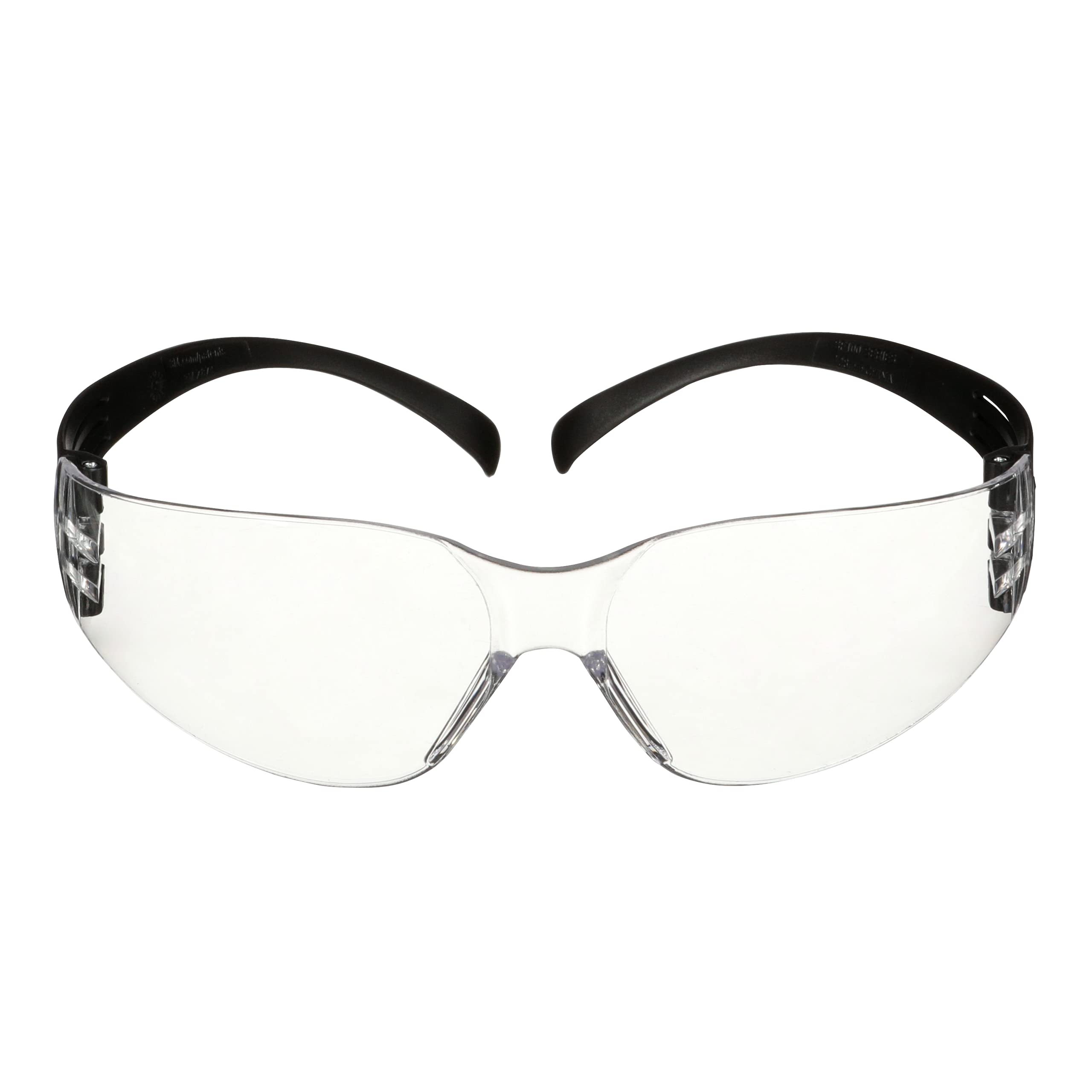 3M SecureFit 100 Lunettes de sécurité, monture noire, antirayure/antibuée, optiques incolores, SF101AF-BLK-EU, 5 paquets