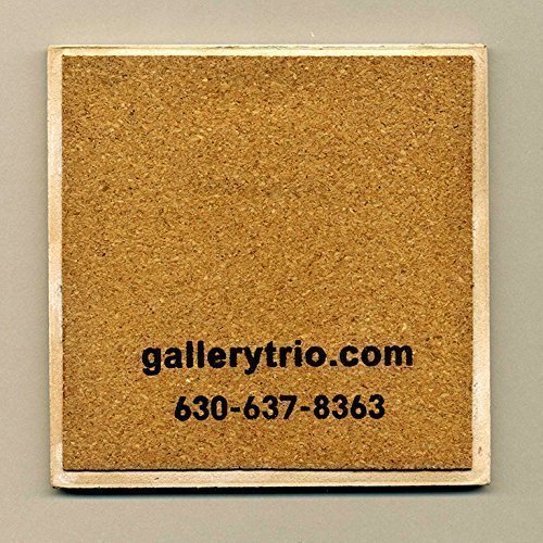 Miniatura 4 de Ceramic Tile Coaster - Ducks, Naperville, Illinois - Painting the Town Series - Ceramic Tile - Ceramic Coaster - Decorative Art Work