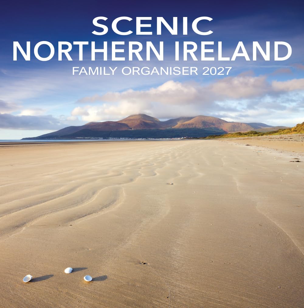 2027 Northern Ireland Calendar: Scenic Northern Ireland Family Organiser - Square Wall Calendar - Month to View - 12 Months