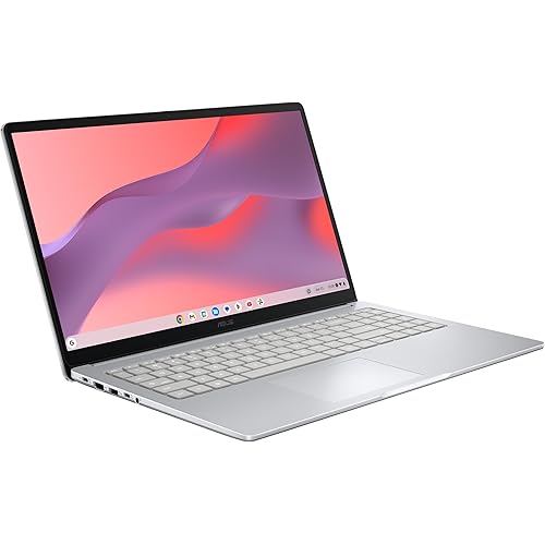ASUS Chromebook CX15 Laptop, 15.6" FHD Anti-Glare Display, Intel® Processor N50, 128GB Storage, 8GB RAM, ChromeOS, Pure Grey, CX1505CTA-AS88F-PG