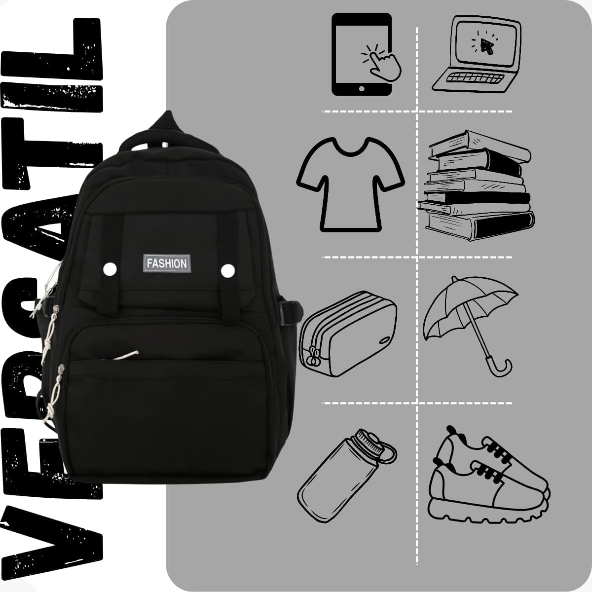 Mochila Feminia Masculiana Notebook Reforçada Escola Escolar Preta Grande Impermeável Resistente Trabalho em promoção! Veja a oferta e mais achadinhos de Bolsas 4 Hoje é o melhor dia para comprar Mochila Feminia Masculiana Notebook Reforçada Escola Escolar Preta Grande Impermeável Resistente Trabalho com aquele preço maroto! Promoção! Aproveite a oferta! 4