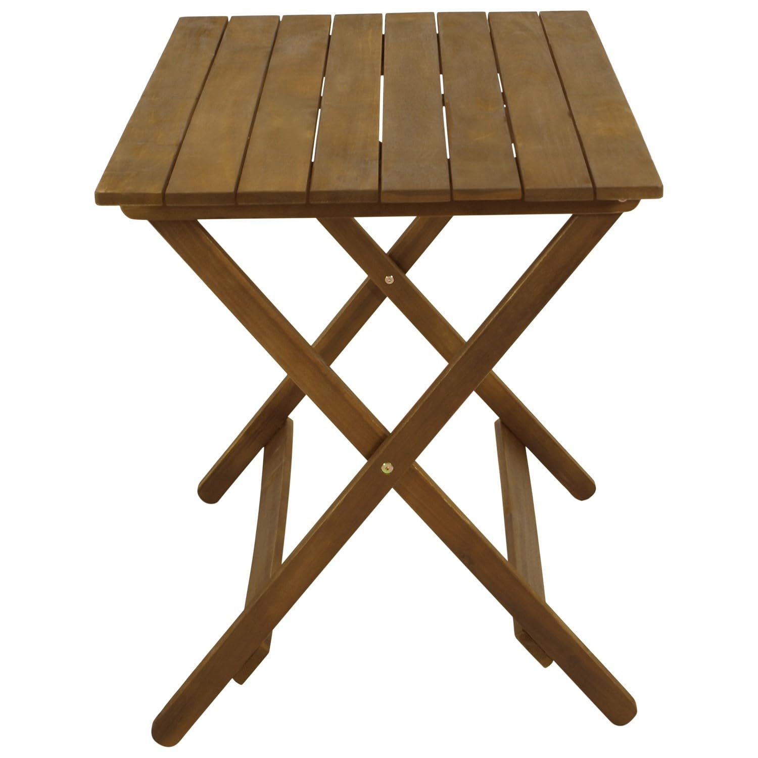 DEGAMO Klapptisch Gartentisch Bahia 90x60cm, Akazie braun geölt, Outdoor, FSC®-Zertifiziert