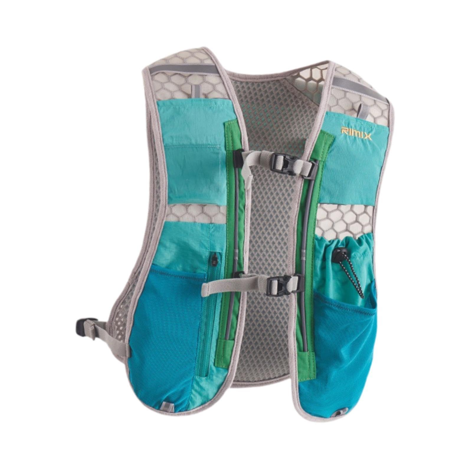 myaddiction hydration vest sport bag hydration backpack for camping jogging running race blue