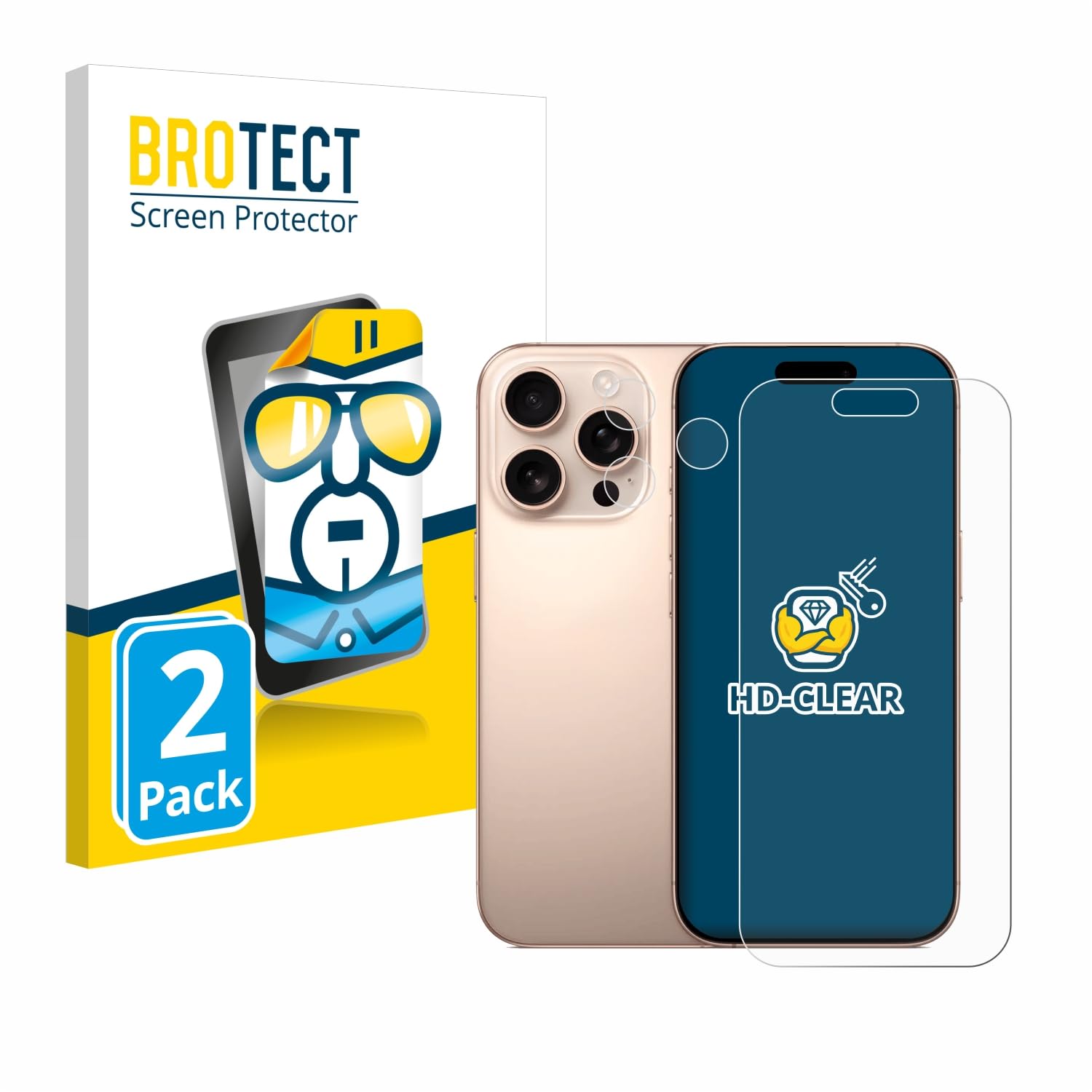 Brotect Pellicola Protettiva Opaca Per Ulefone Armor 8 Pro: Antiriflesso E Anti-impronta (2 Pezzi, Made In Germany) - 2