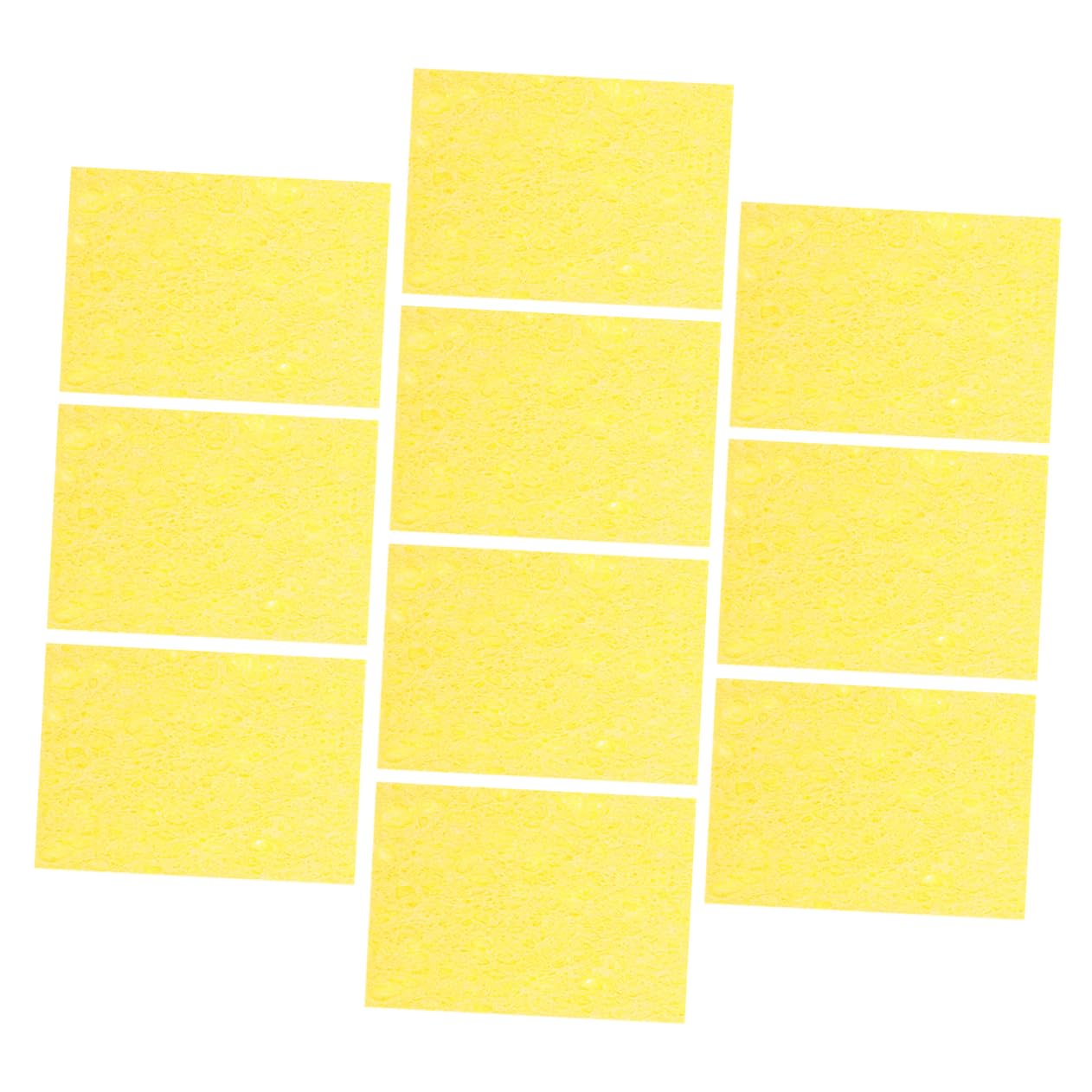 KICHOUSE Welding Tip Cleaner 10pc Square Sponge Cleaning Tiles Soldering Iron Sponge Pads for Tip Cleaning