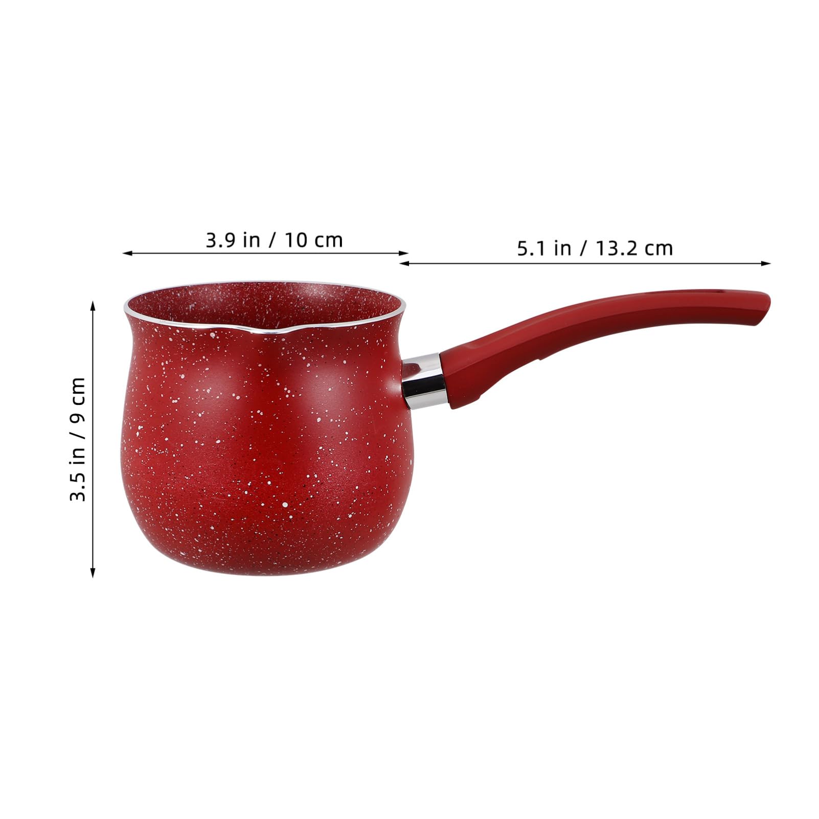 Mikinona Stainless Steel with Pot Strainer Lid Small Saucepan Butter Warmer for Kitchen