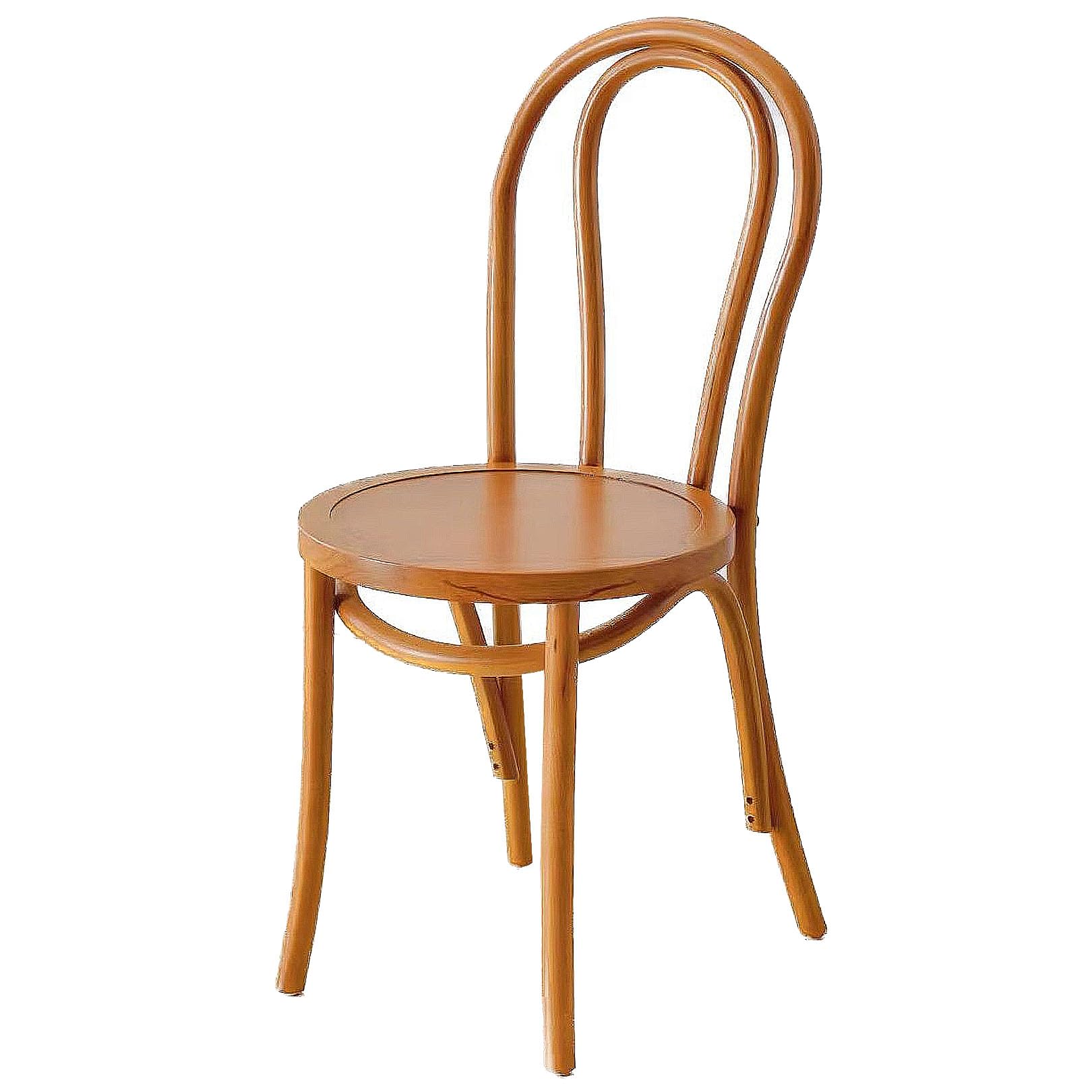 Amazon｜すべて無垢材のアクセントチェアラウンドシートダイニング