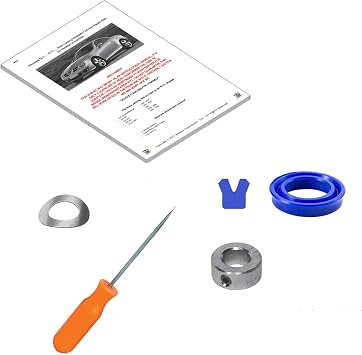Hydraulic Cylinder Roof Repair Kit U Cup for 04-11 Compatible With Mercedes SLK 280 350 55 AMG R171