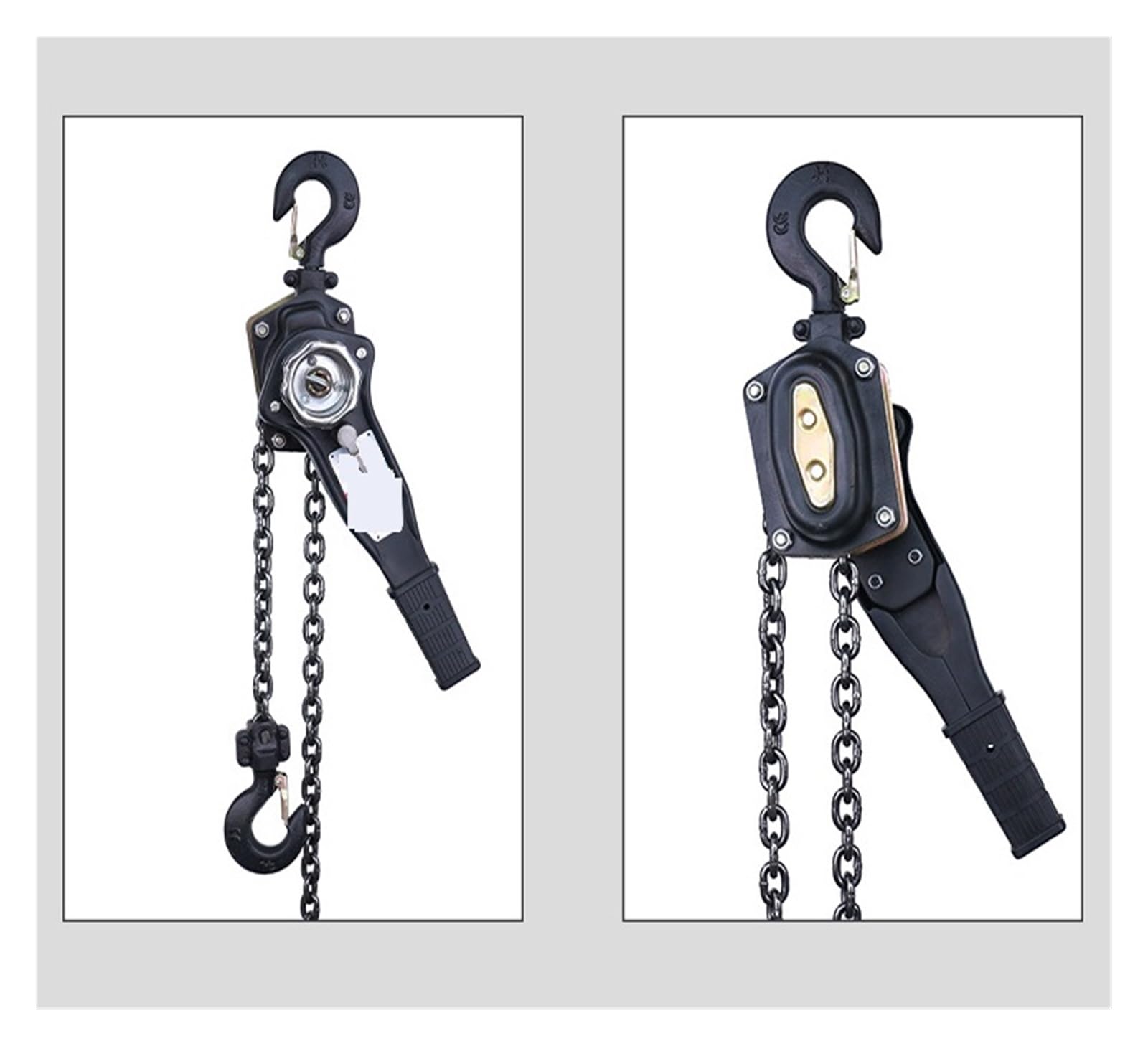 kettenzug Manueller Hebelzug mit Kette und Drehhaken. Schwerlast-Handkettenzug for Heben und Ziehen von Gebäuden hebelzug | 2T/3 m