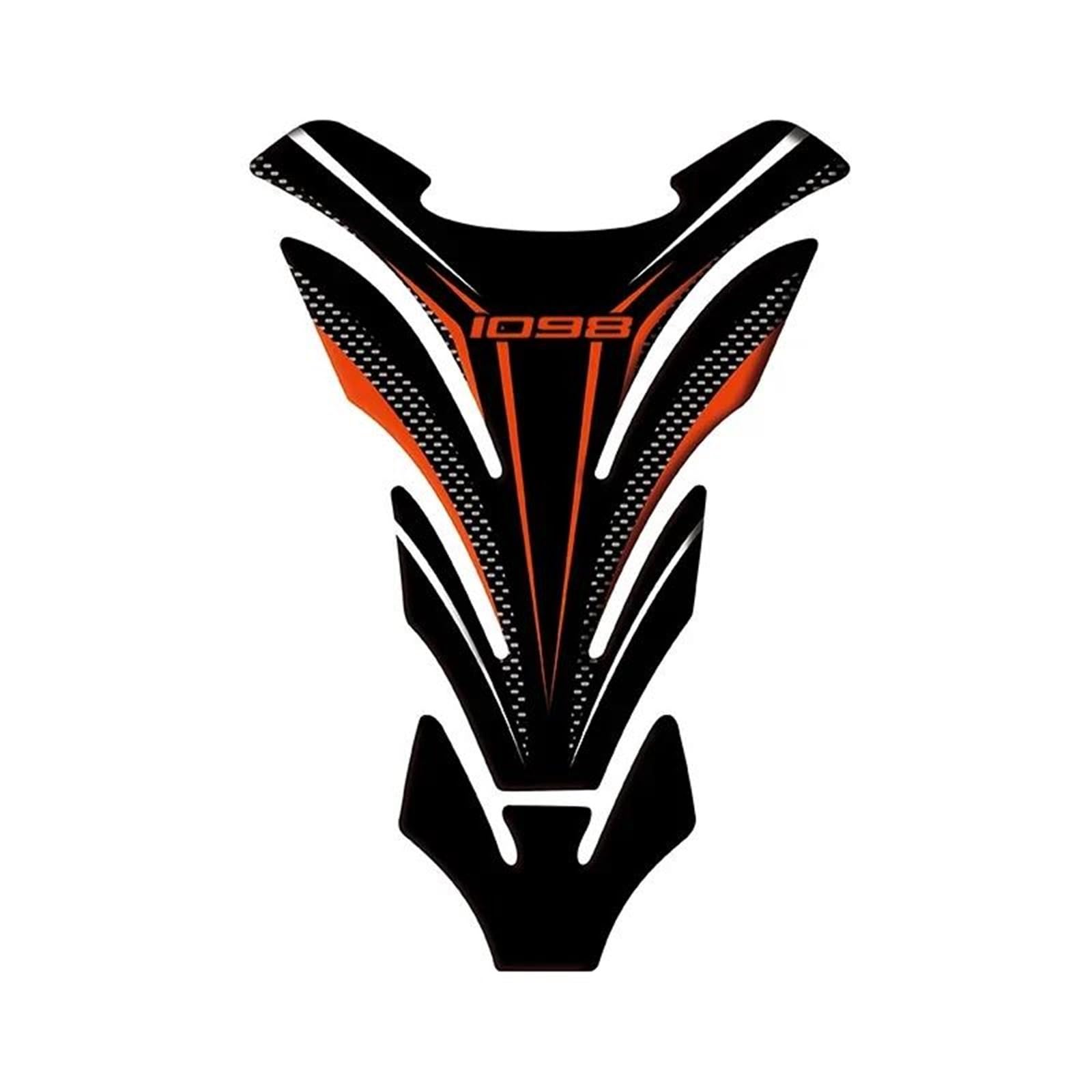 Motorcycle Decorative Parts Fuel Tank Pads Protective Decals Stickers for Ducati for Streetfighter 1098 1098R 1098S(Style 22)