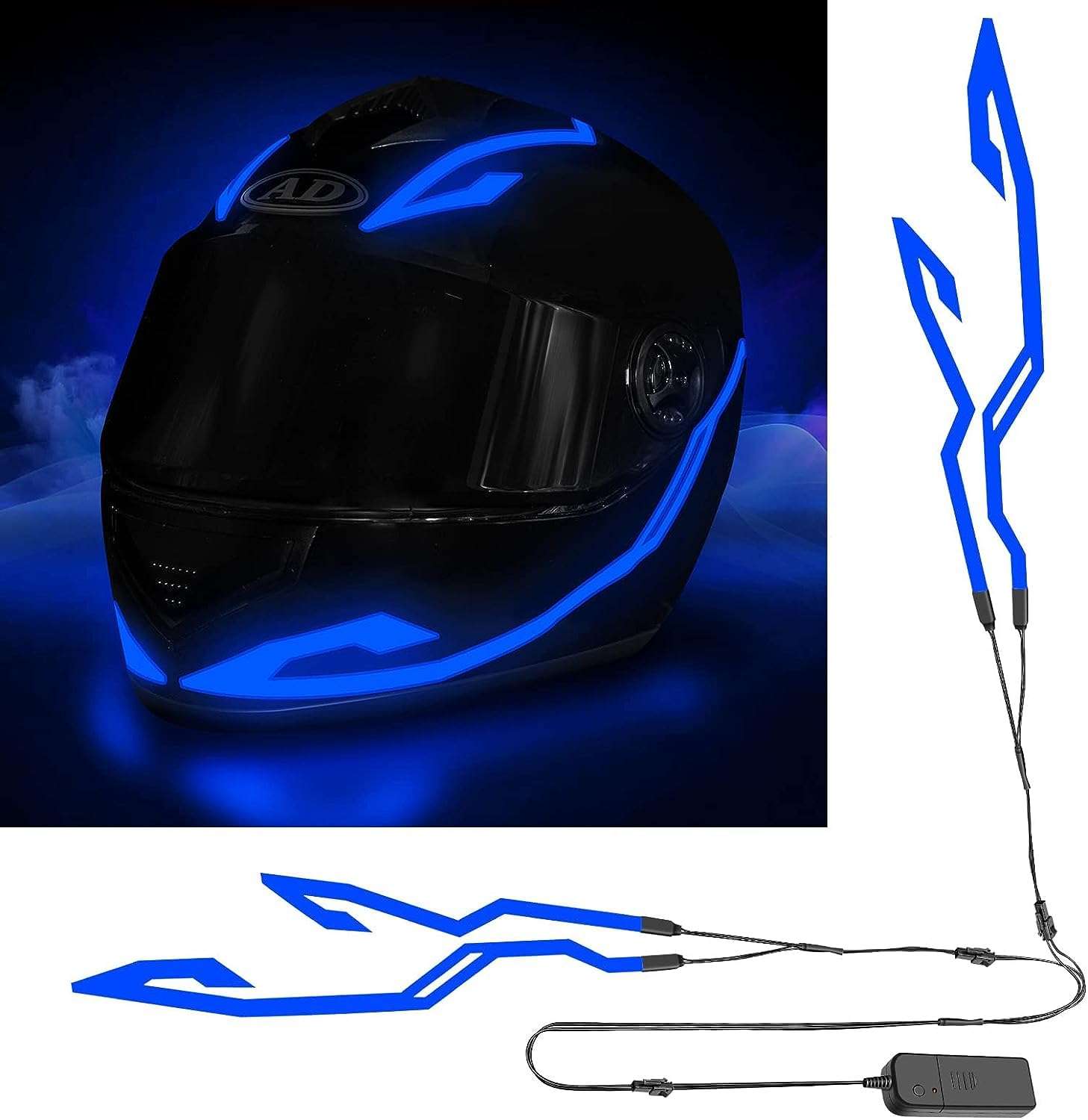 JiaHotion Motorcycle Helmet Light (Blue)