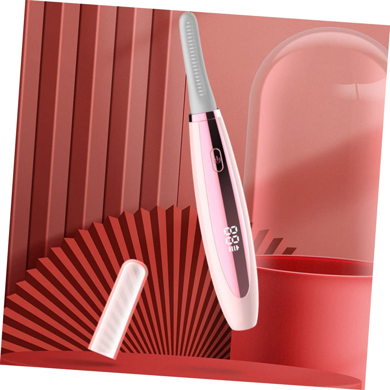 Mikinona 3piezas Rizador De Pestañas Eléctrico Recargable Por Usb Herramienta De Maquillaje Para Pestañas Calentado y Portátil Para y