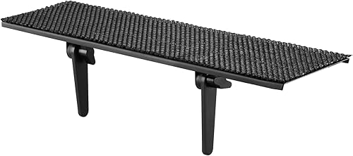 Bracwiser Estante superior de TV sin taladro soporte de montaje superior de monitor de 167 pulgadas de ancho plataforma sostiene altavoz receptor AV