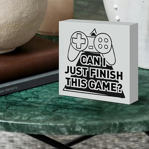 Miniatura 3 de Letrero de madera para decoración de escritorio de juegos, para el hogar, hombre, cueva, niños, dormitorio, sala de juegos, decoración de habitación