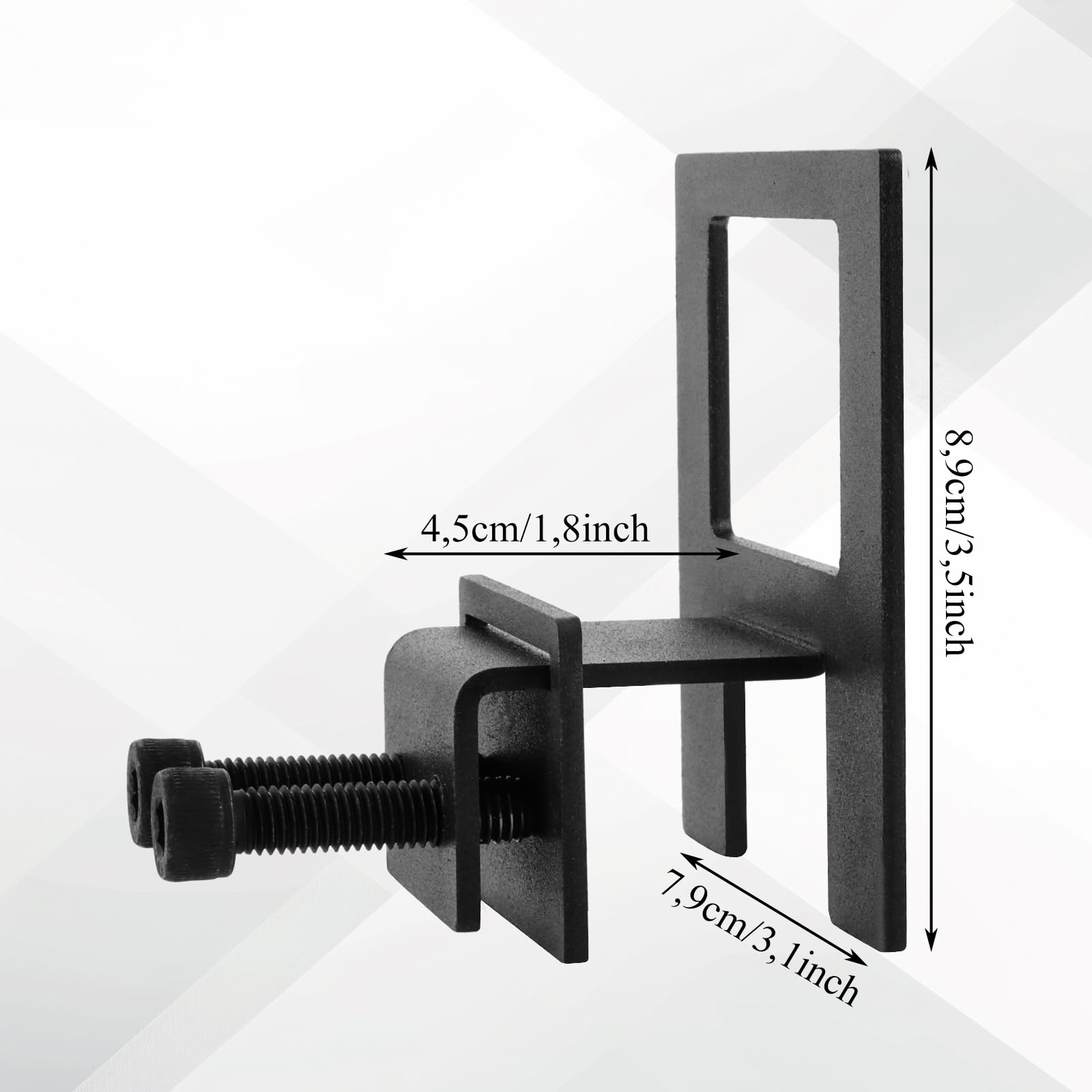 6 unidades de soportes para colchón antideslizamiento, soporte para colchón para marco de cama, antideslizantes, juntas de colchón, topes para estructura de cama de metal, color negro